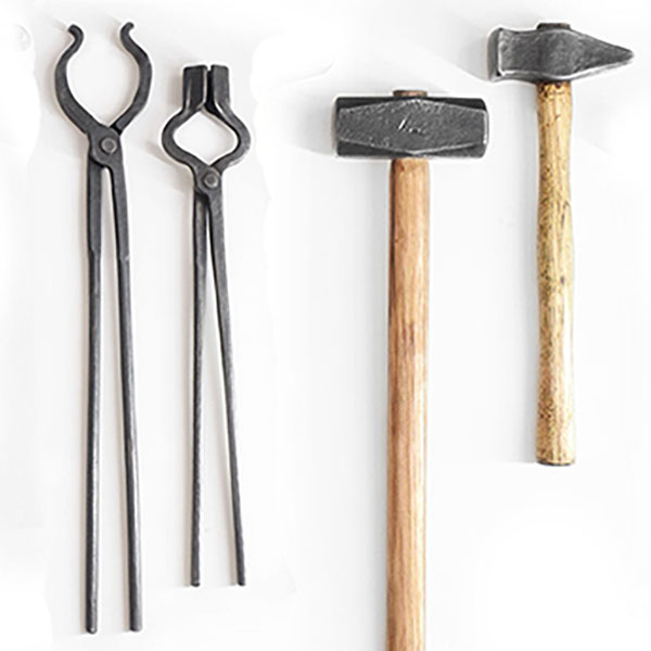 Anna Koplik Forged Tongs and Hammers