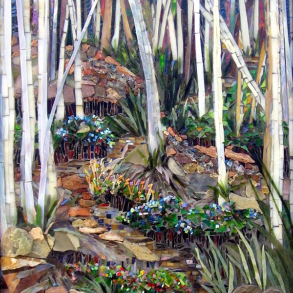 Laura Rendlen Mosaic Forest Landscape