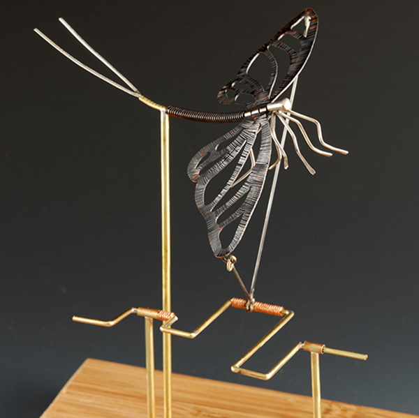 Charity Hall Mayfly Metal Sculpture